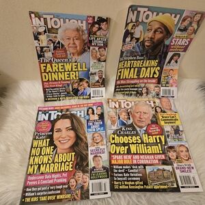 In Touch Weekly Magazine Bundle set of 4